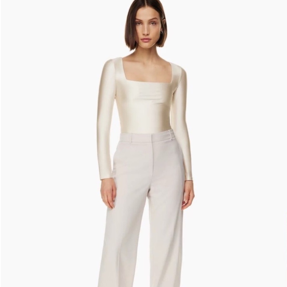 nwot Babaton Satinette bodysuit S
